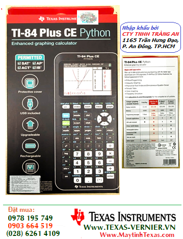 TI-84 Plus CE Python, Máy tính Khoa học Vẽ đồ thị Texas Instruments TI-84 Plus CE Python (kỳ thi GCE A-Level, PSAT/NMSQT ®, ACT ® và SAT ®, IB ®, AP ®)